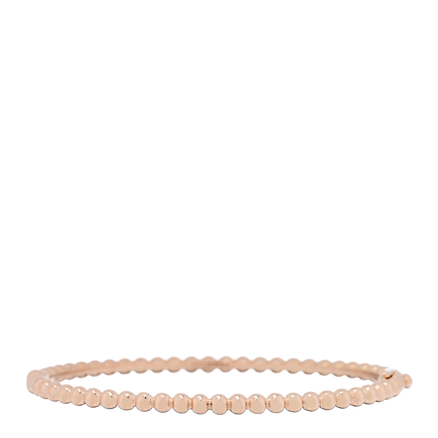 Van Cleef & Arpels 18K Rose Gold Perlee Pearls of Gold Bracelet M 1 of 5