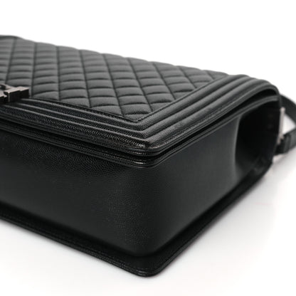 Chanel Caviar Quilted Large Boy Flap Black 9 of 9