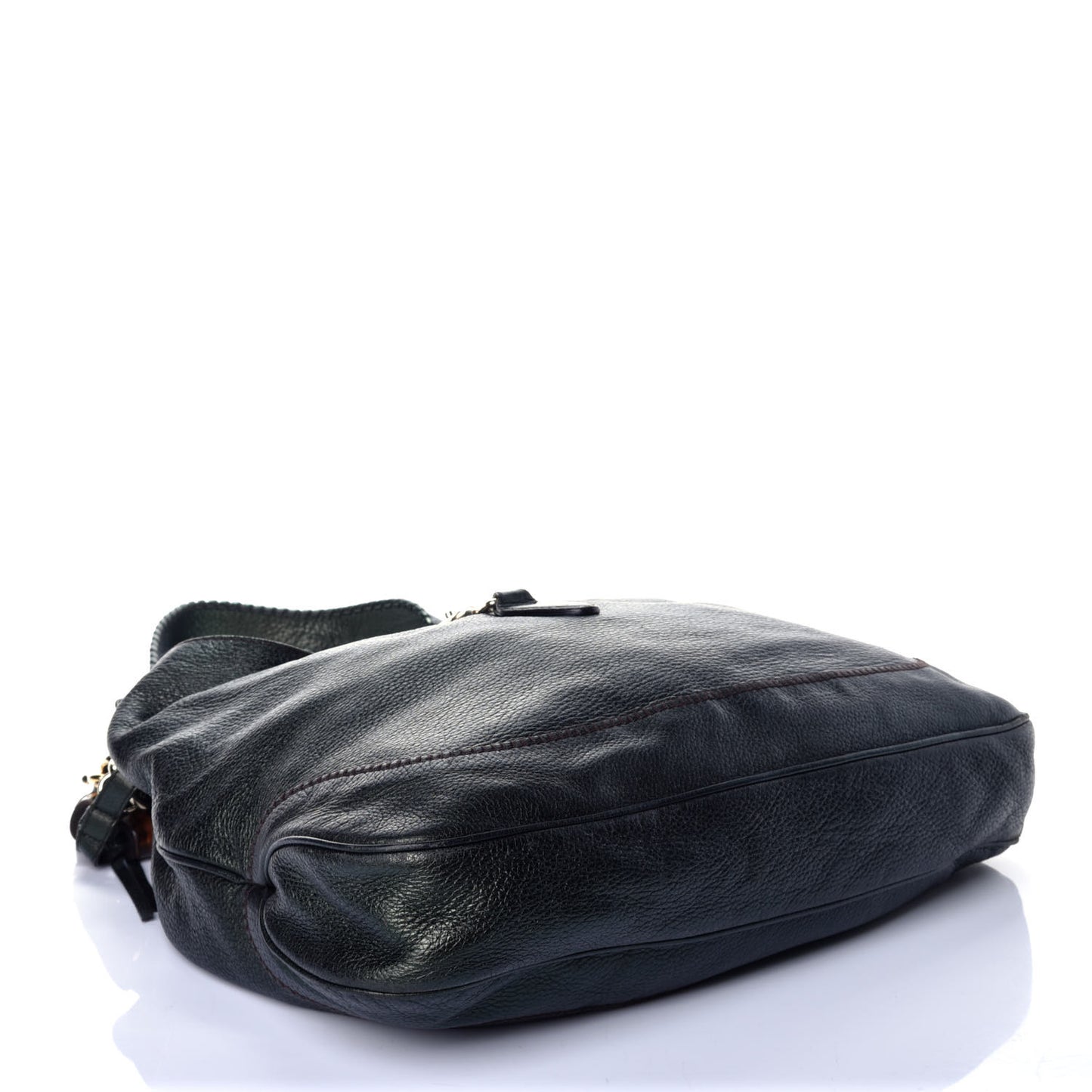 Calfskin Large New Jackie Shoulder Bag Black