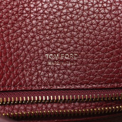 Tom Ford Grained Calfskin T Clasp Tara Crossbody Bag Cabernet 6 of 9