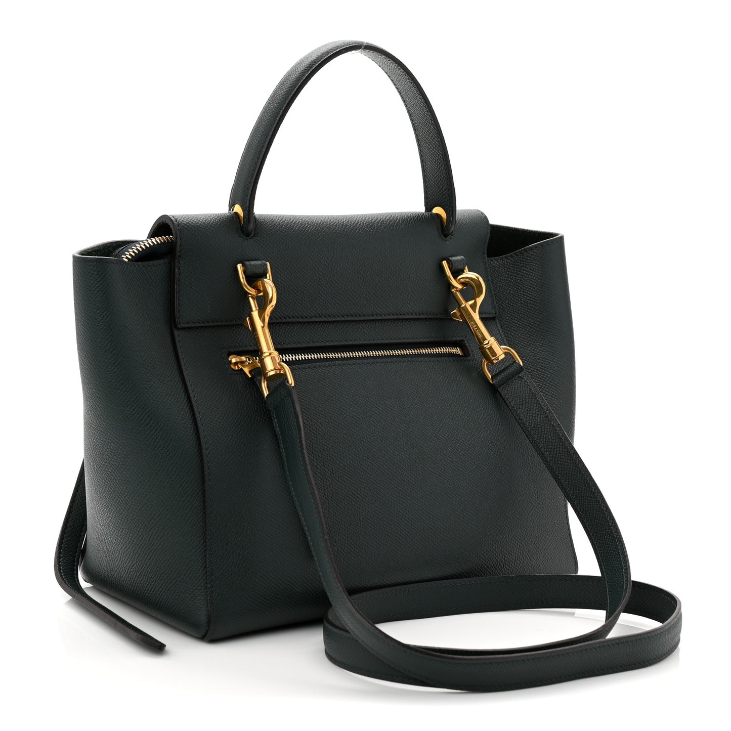 Grained Calfskin Micro Belt Bag Amazone