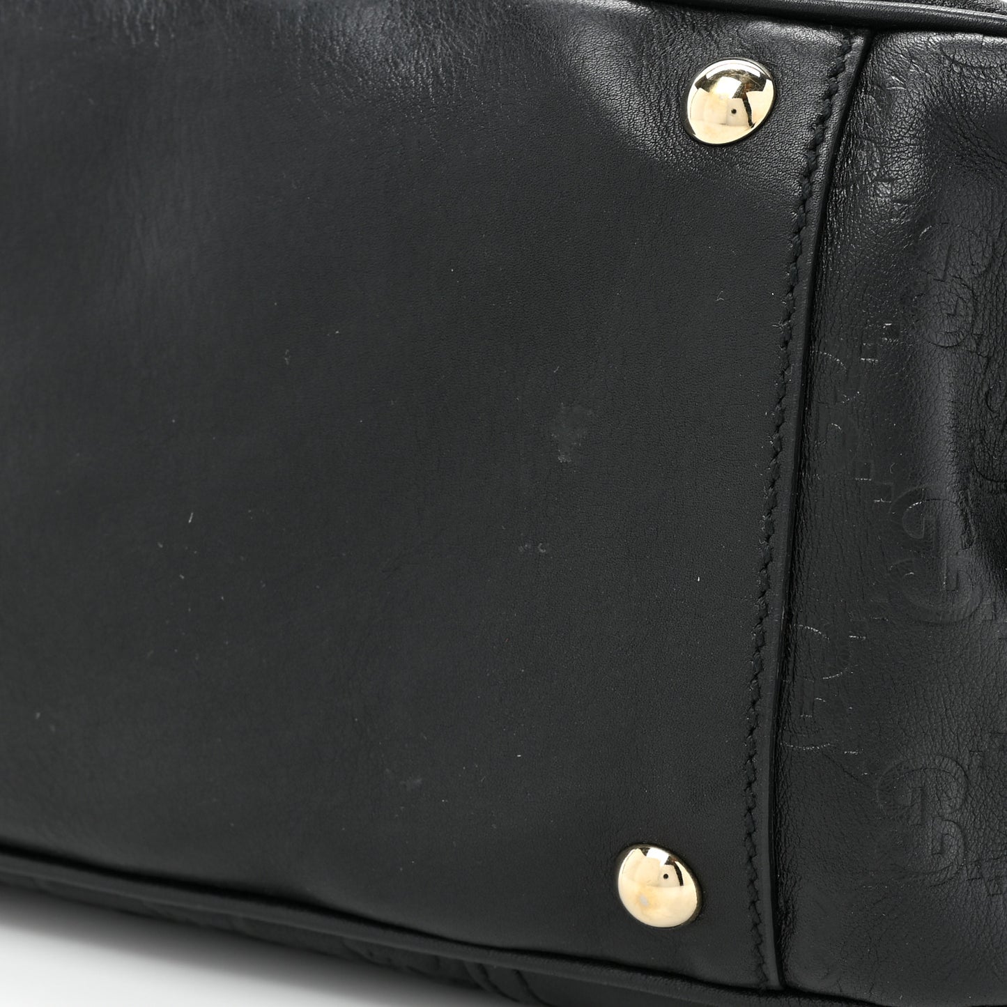 Guccissima Small Princy Satchel Black