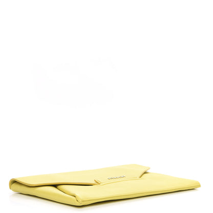 Givenchy Sugar Goatskin Medium Antigona Envelope Clutch Yellow 4 of 10