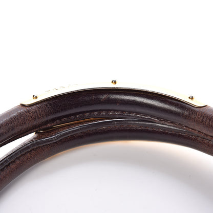 Prada Vitello Shine Shopping Satchel Brown 15 of 23