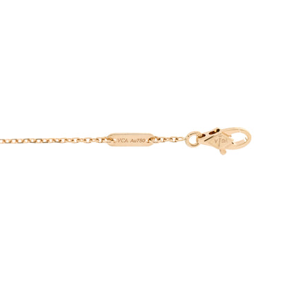 Van Cleef & Arpels 18K Yellow Gold Diamond Mini Frivole Bracelet 3 of 5