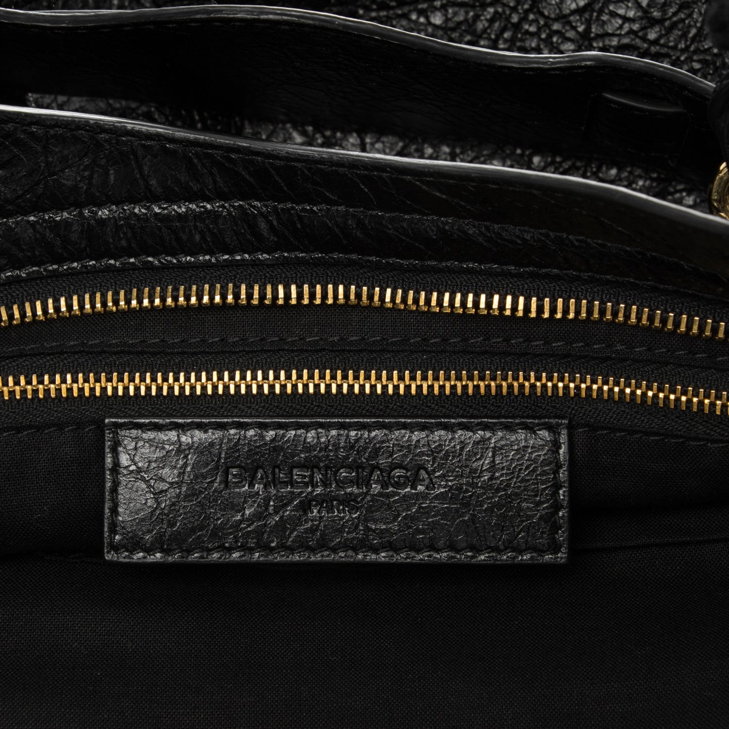 Agneau Giant 12 Gold Hardware City Black