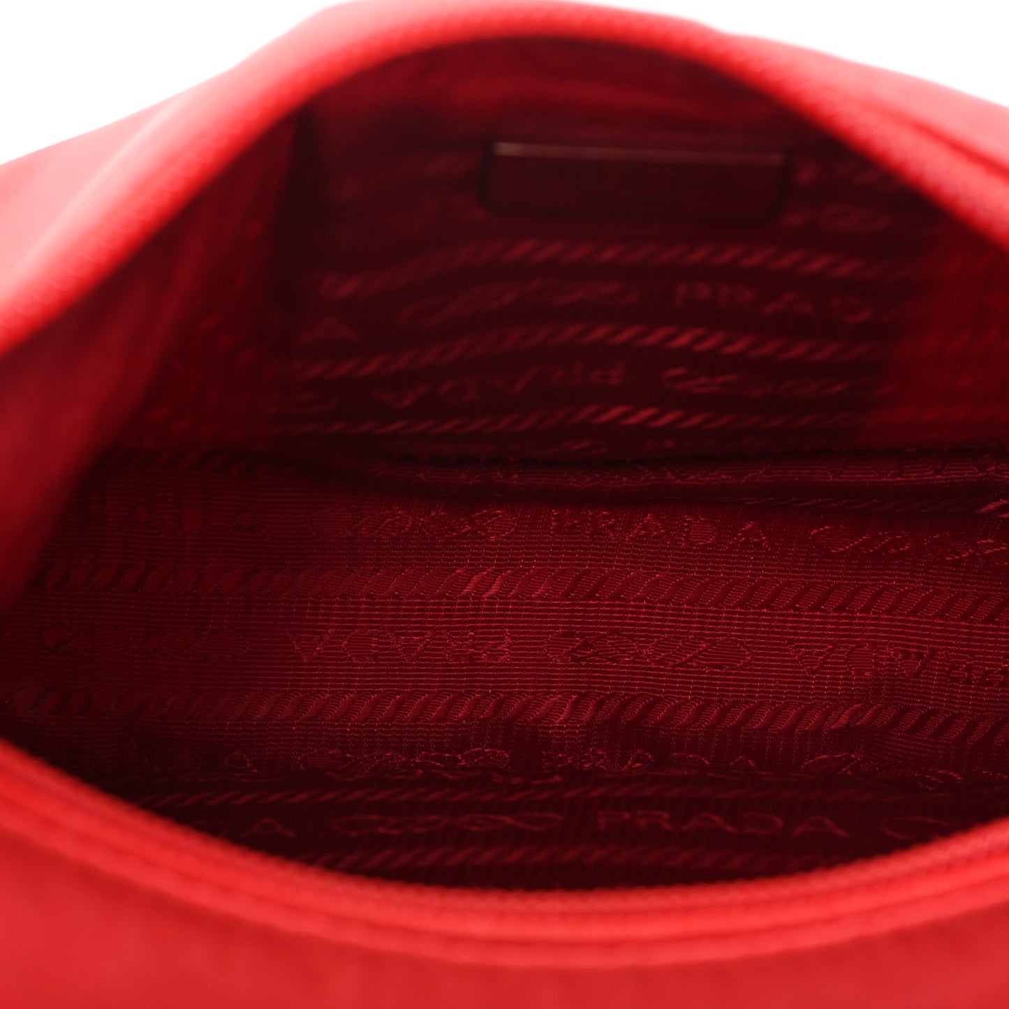 Tessuto Nylon Mini Re-Edition 2000 Bag Rosso