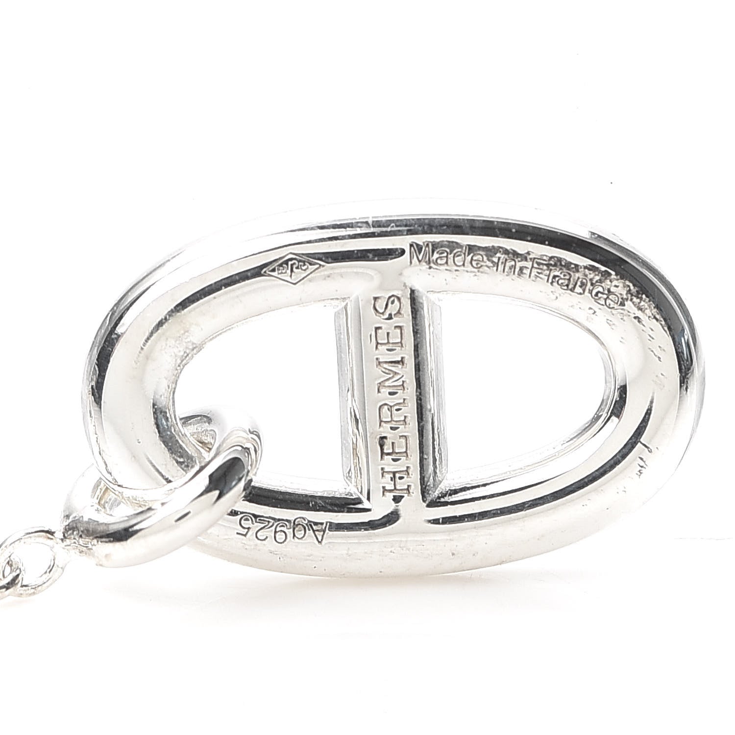Hermes Sterling Silver Farandole Drop Earrings 4 of 6