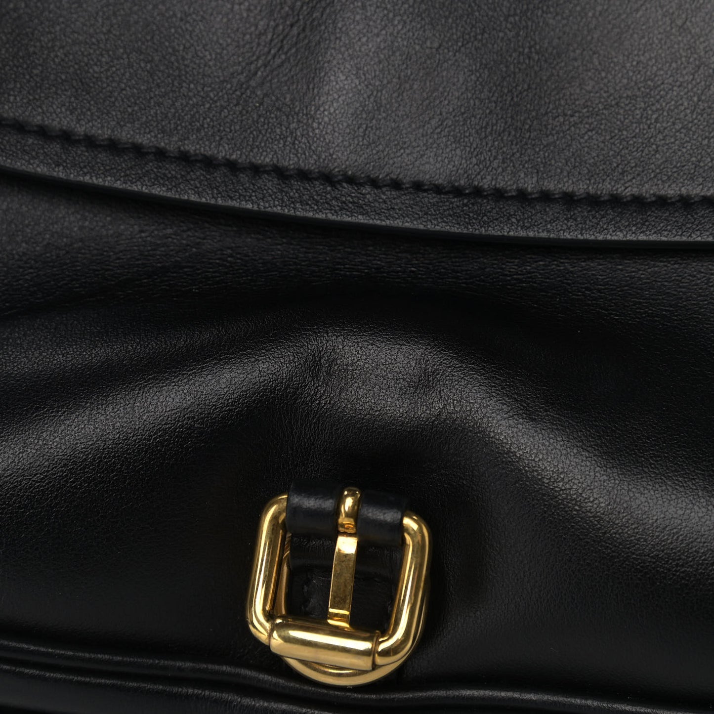 Tessuto Nylon City Calfskin Quilted Crossbody Black