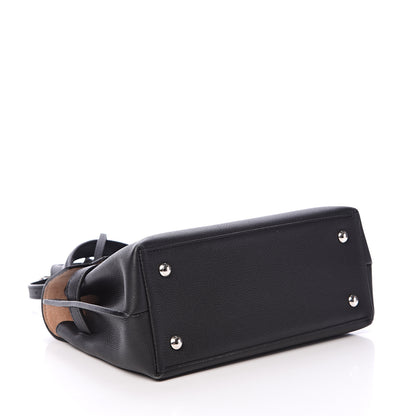 Louis Vuitton Calfskin Lockme Ever BB Black 3 of 12