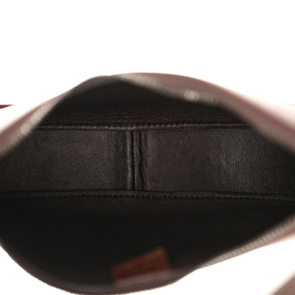 The Row Grained Calfskin Half Moon Shoulder Bag Raisin 5 of 9