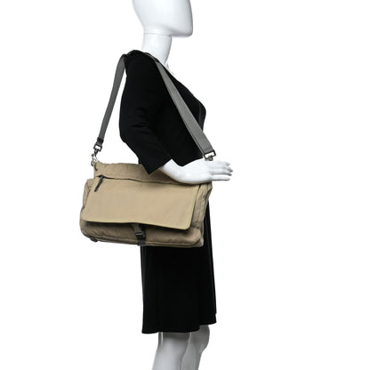 Prada Canvas Messenger Beige 2 of 9