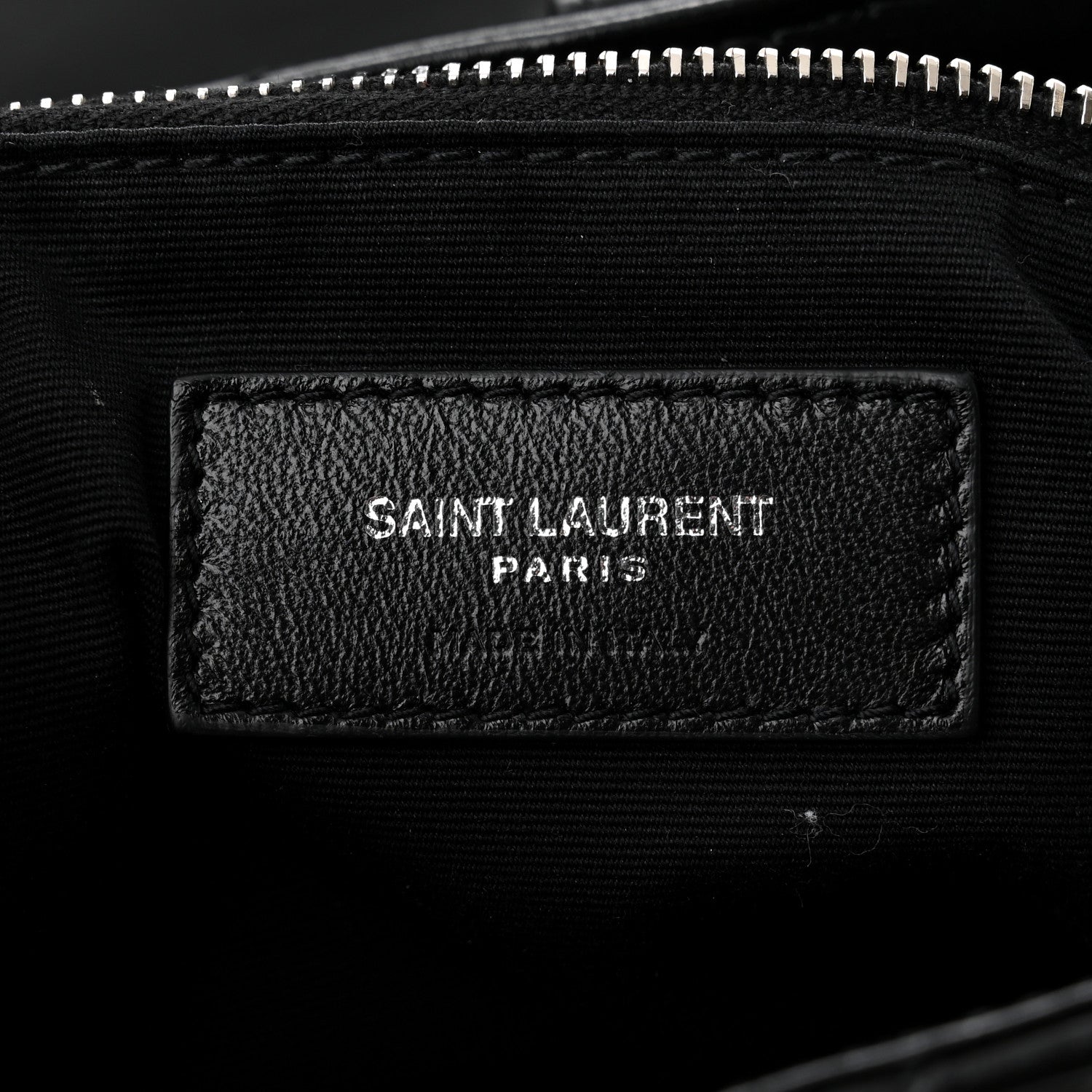 Saint Laurent Calfskin Y Quilted Monogram Small Loulou Backpack Black 6 of 10