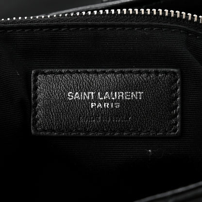 Saint Laurent Calfskin Y Quilted Monogram Small Loulou Backpack Black 6 of 10