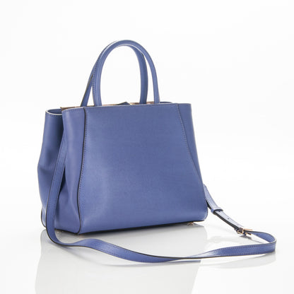Fendi Vitello Elite Petite 2Jours Tote Viola Cassis 3 of 6