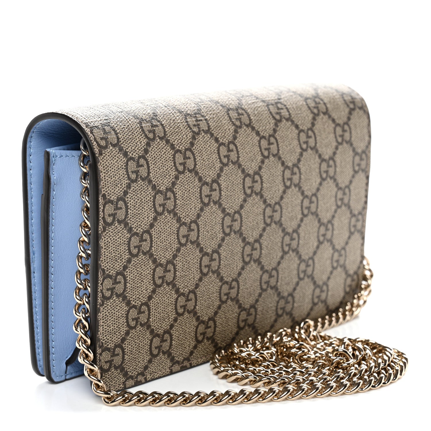Gucci GG Supreme Monogram Textured Dollar Calfskin Mini GG Marmont
