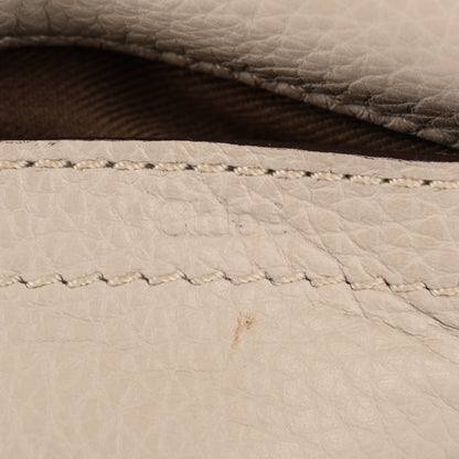 Chloe Calfskin Mini Marcie Round Crossbody Bag Dove 9 of 12