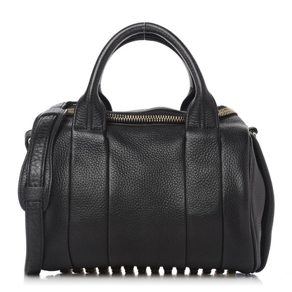 Alexander Wang Pebbled Lambskin Rockie Black Pale Gold Hardware 1 of 9