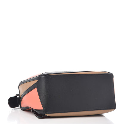 Loewe Calfskin Small Graphic Puzzle Bag Pink Tulip Mocca 4 of 11