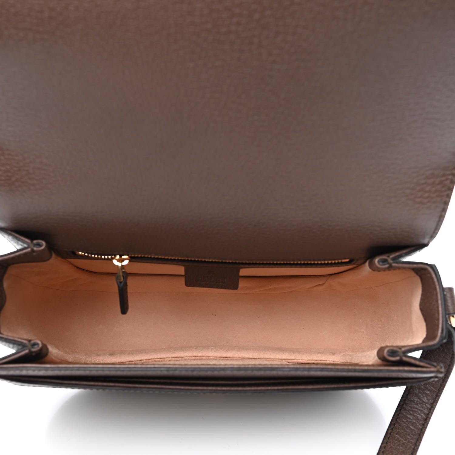 Gucci GG Supreme Monogram Web Small Ophidia Flap Messenger Bag Brown 5 of 5