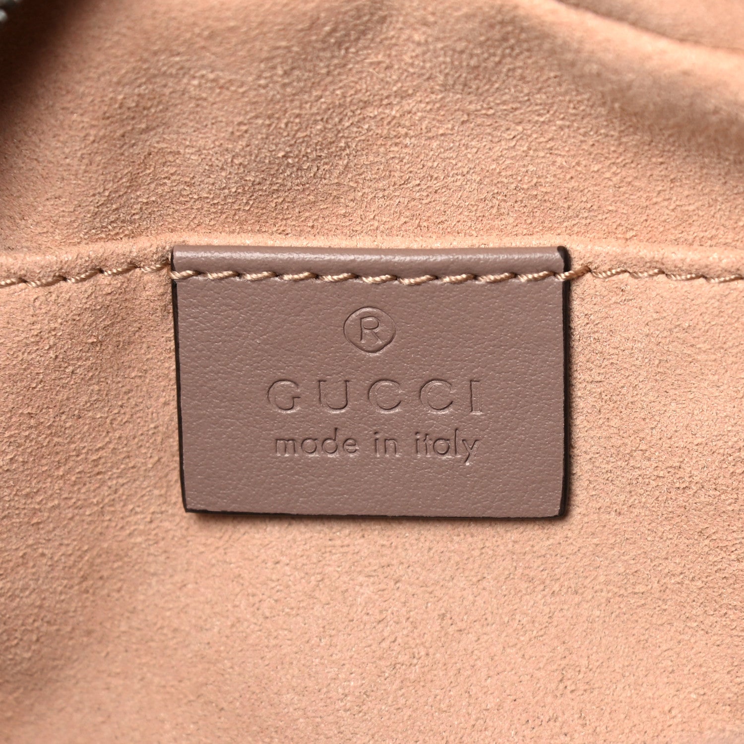 Gucci Calfskin Matelasse Small GG Marmont Chain Shoulder Bag Porcelain Rose 6 of 11