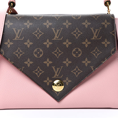 Louis Vuitton Grained Calfskin Monogram Double V Rose Poudre 6 of 11