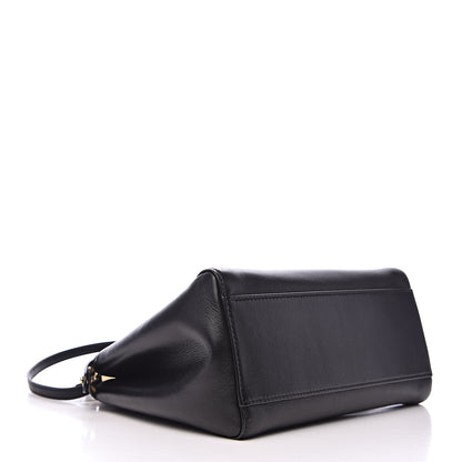 Fendi Nappa Mini Peekaboo Iconic Satchel Black 4 of 10