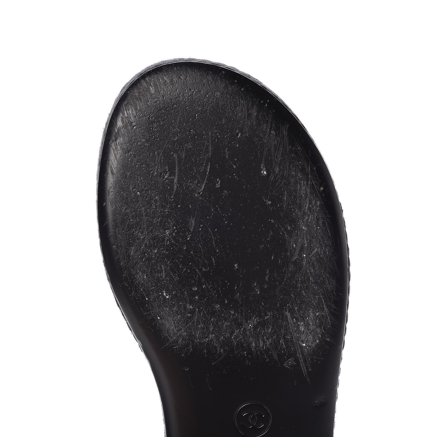Cord CC Espadrille Slip On Sandals 40 Black