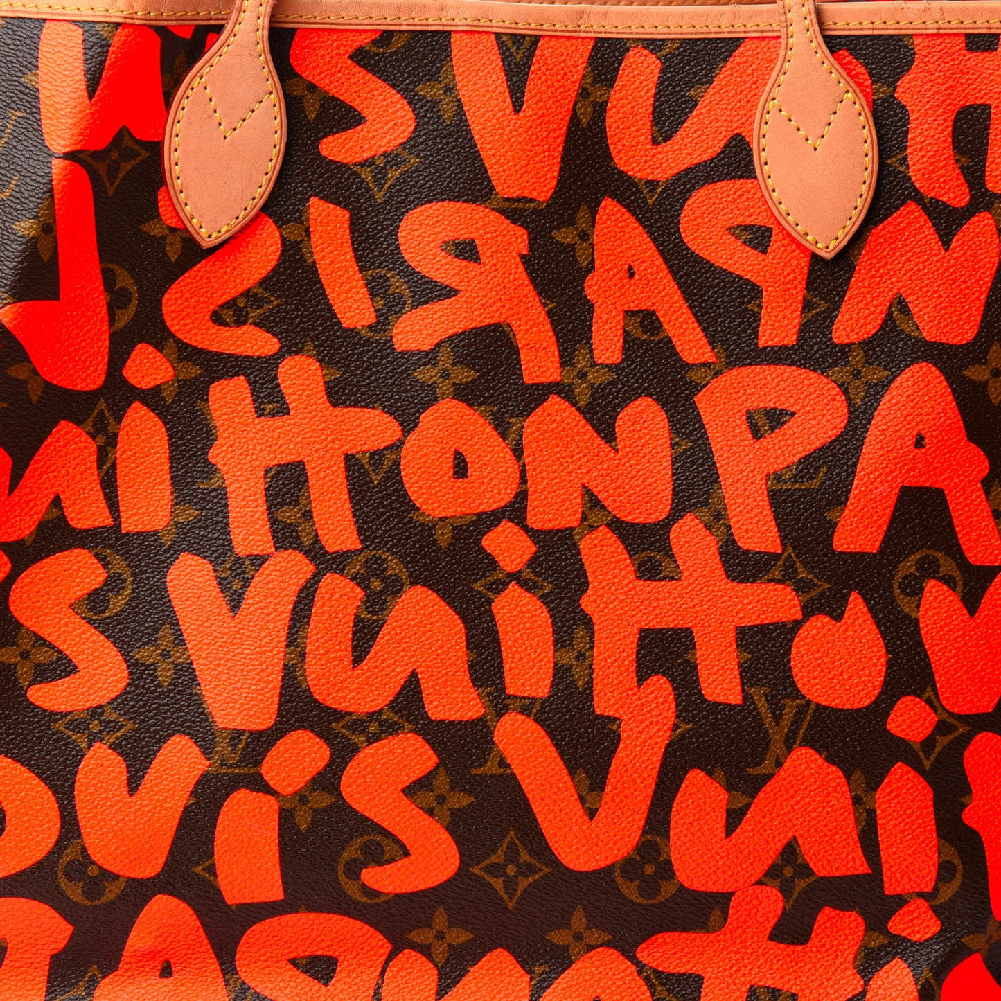Monogram Graffiti Neverfull GM Orange