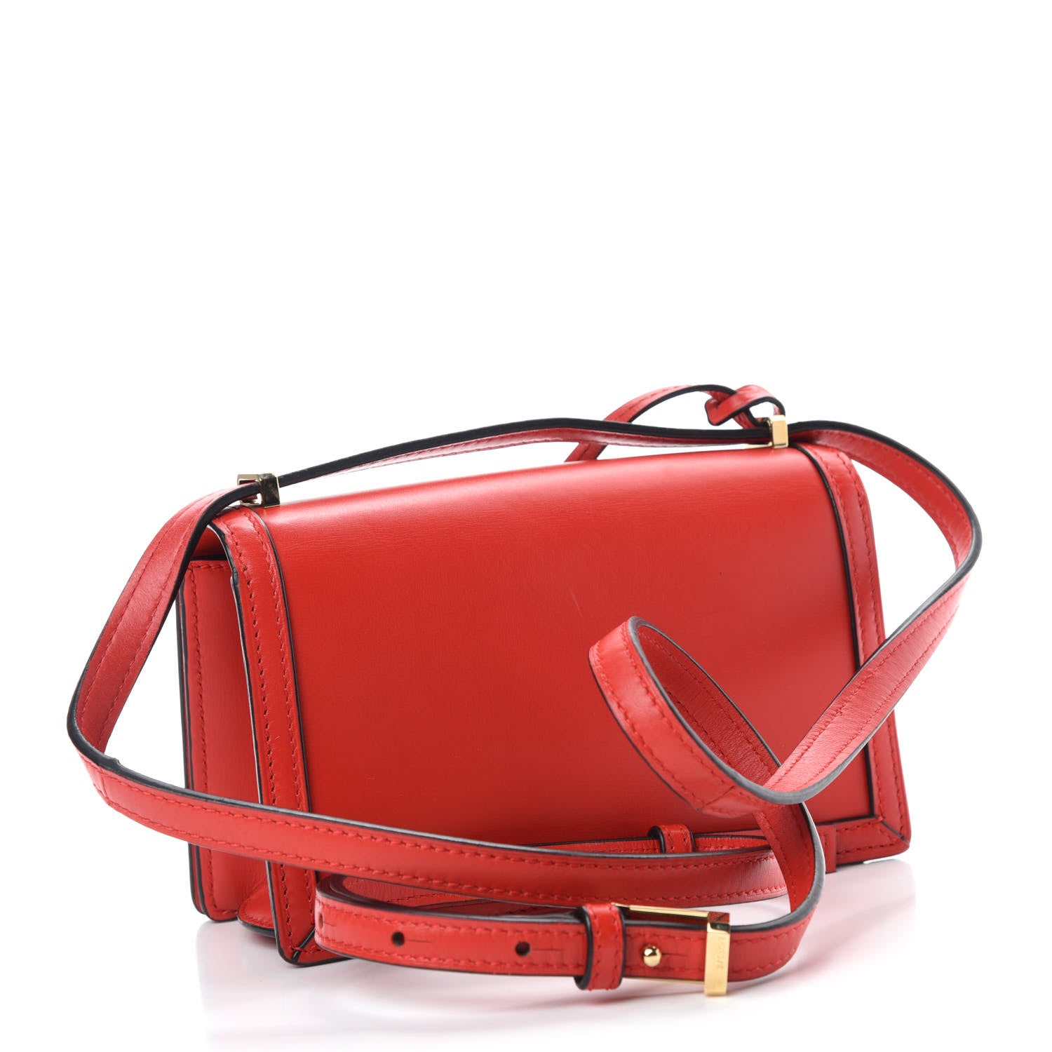 Loewe Calfskin Small Barcelona Shoulder Bag Red 3 of 10