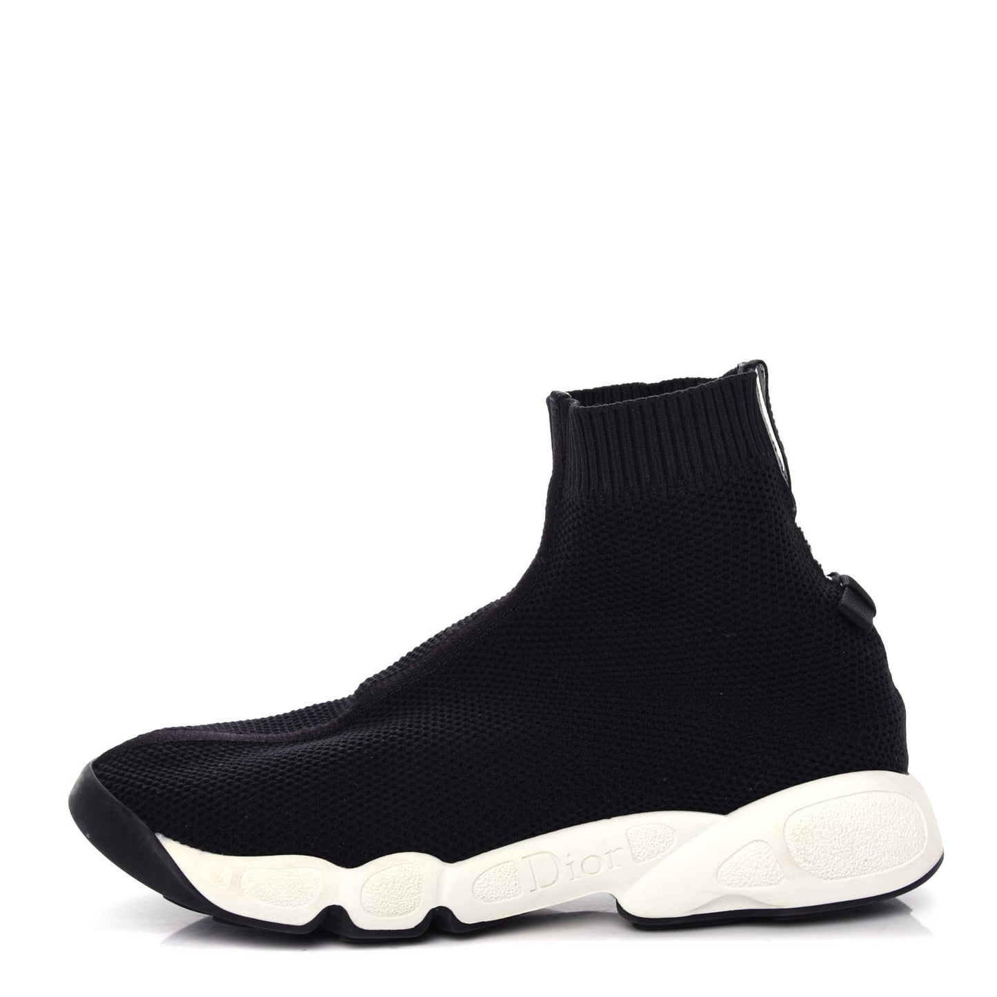 Technical Canvas Fusion High Top Sneakers 36.5 Black