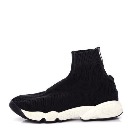 Christian Dior Technical Canvas Fusion High Top Sneakers 36.5 Black 1 of 9