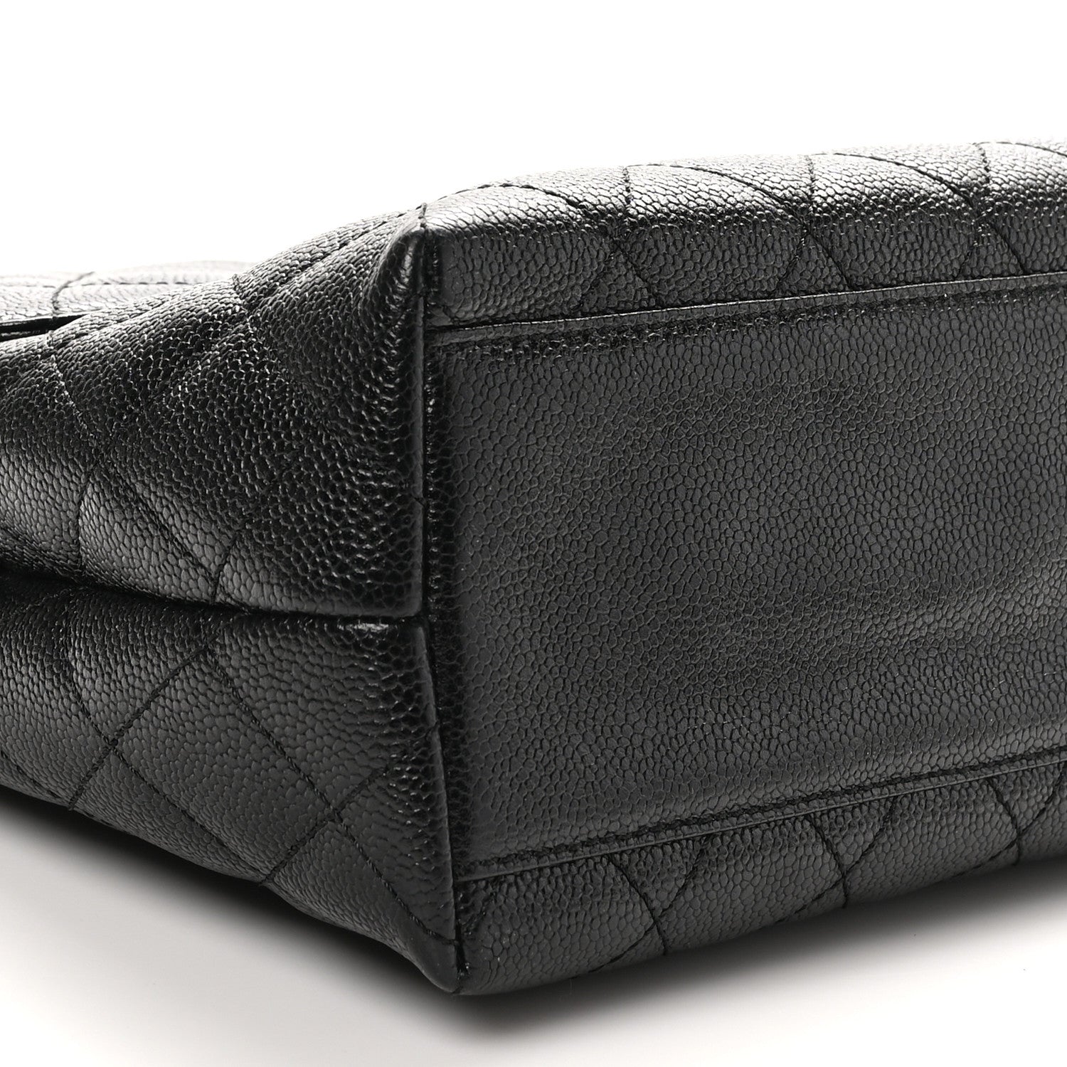 Chanel Caviar Quilted Jumbo Kelly Flap Black 9 of 10