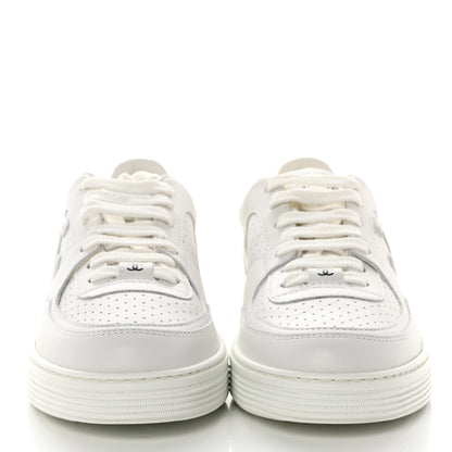 Chanel Calfskin CC Womens Sneakers 39 White 2 of 10