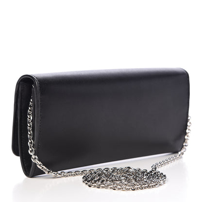 Fendi Vitello Liberty Fun Fair Studded Continental Wallet On Chain Black Multicolor 3 of 9
