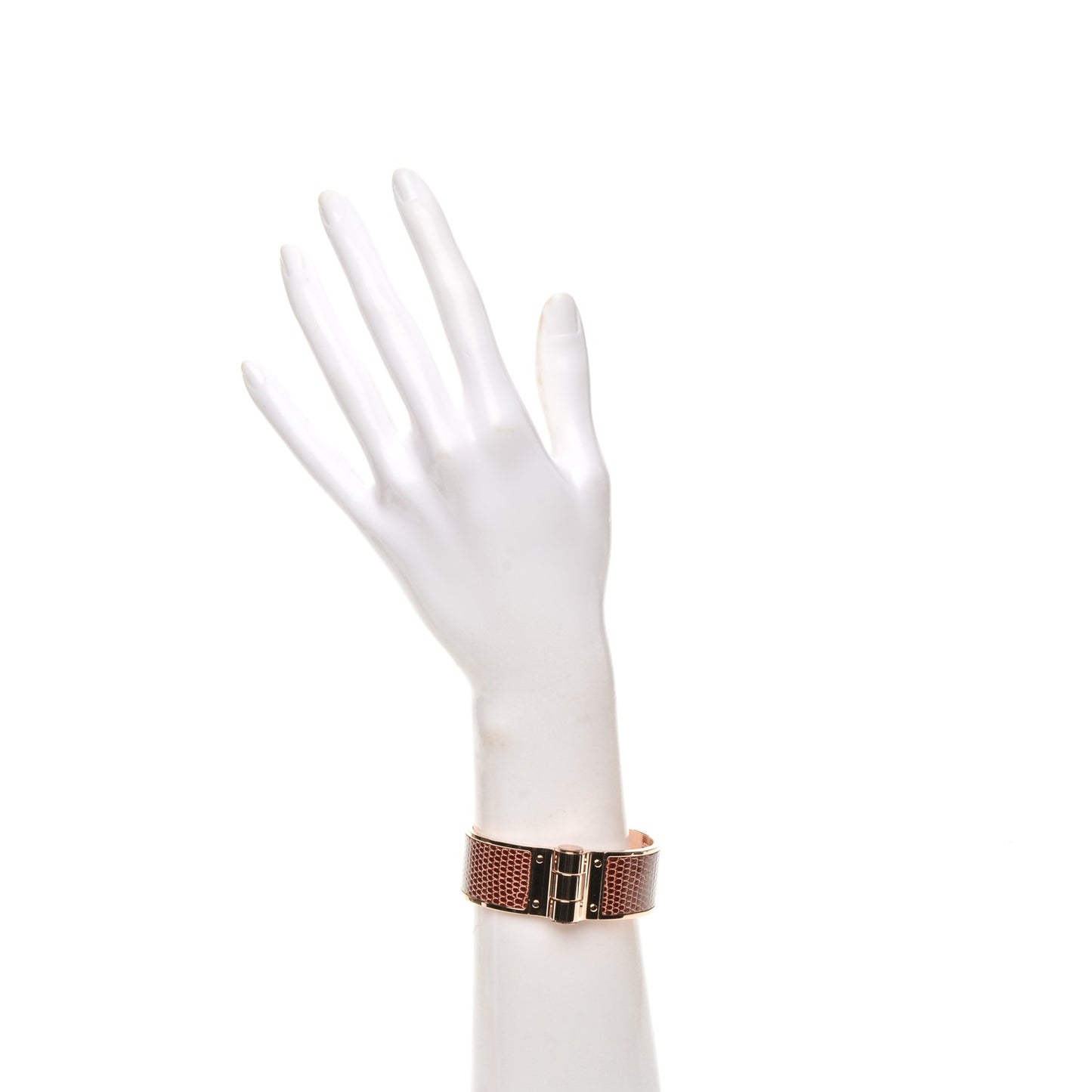 Lizard Charniere Uni Wide Hinged Bracelet S Etrusque