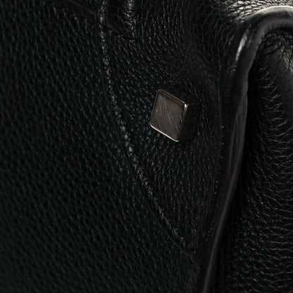 Celine Drummed Calfskin Mini Luggage Black 13 of 15
