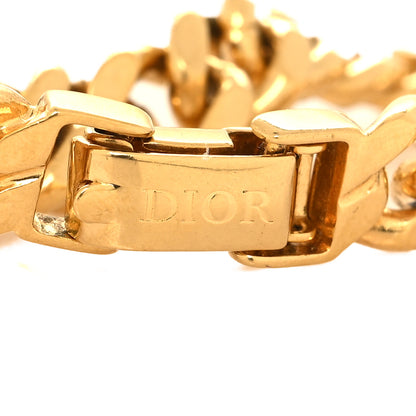 Christian Dior Metal Petit CD Spikes Chain Bracelet Gold 4 of 4