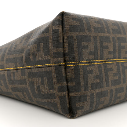 Fendi Zucca Spalmati Small Roll Tote Tobacco Yellow 9 of 18