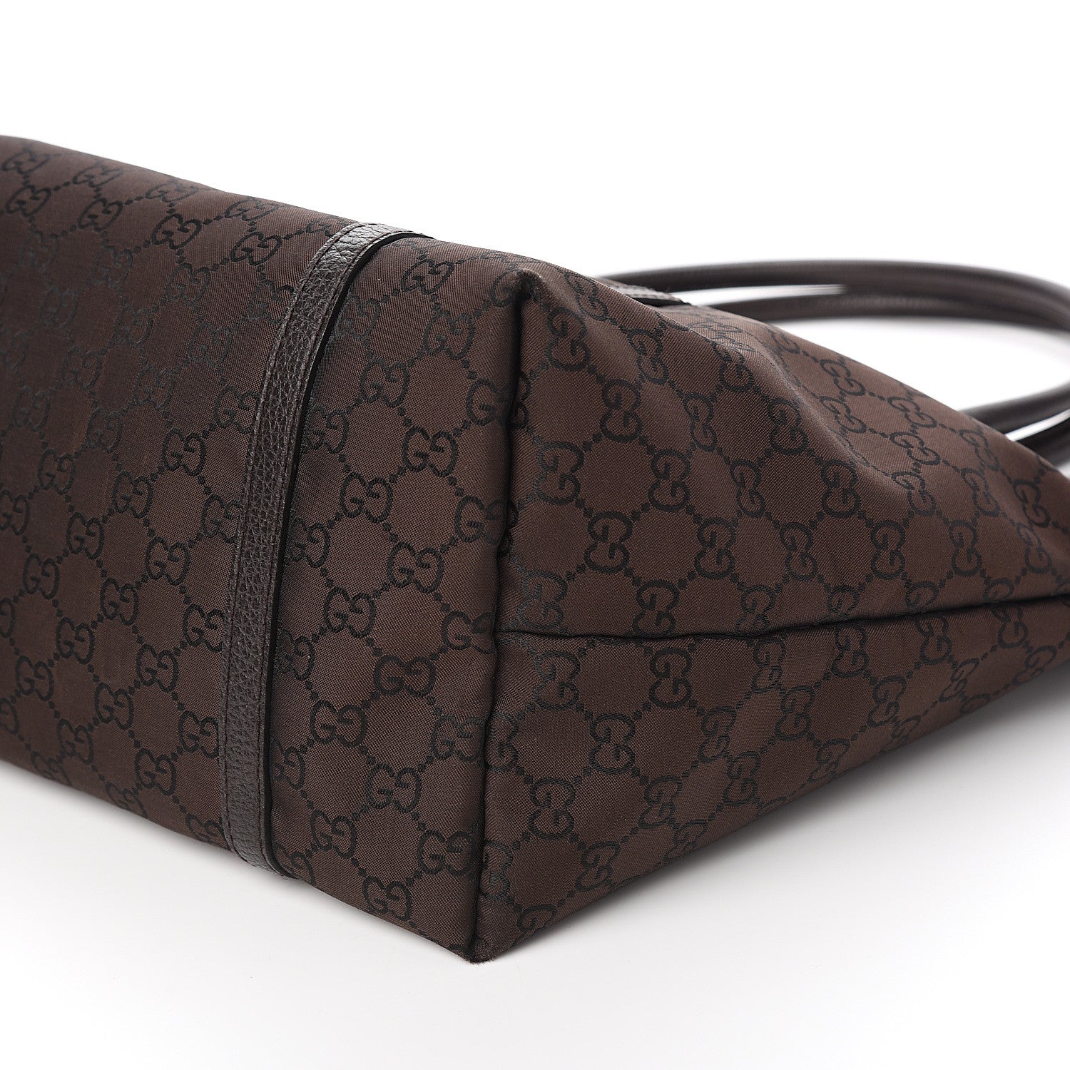 Gucci Monogram Medium Joy Tote Dark Brown 8 of 9