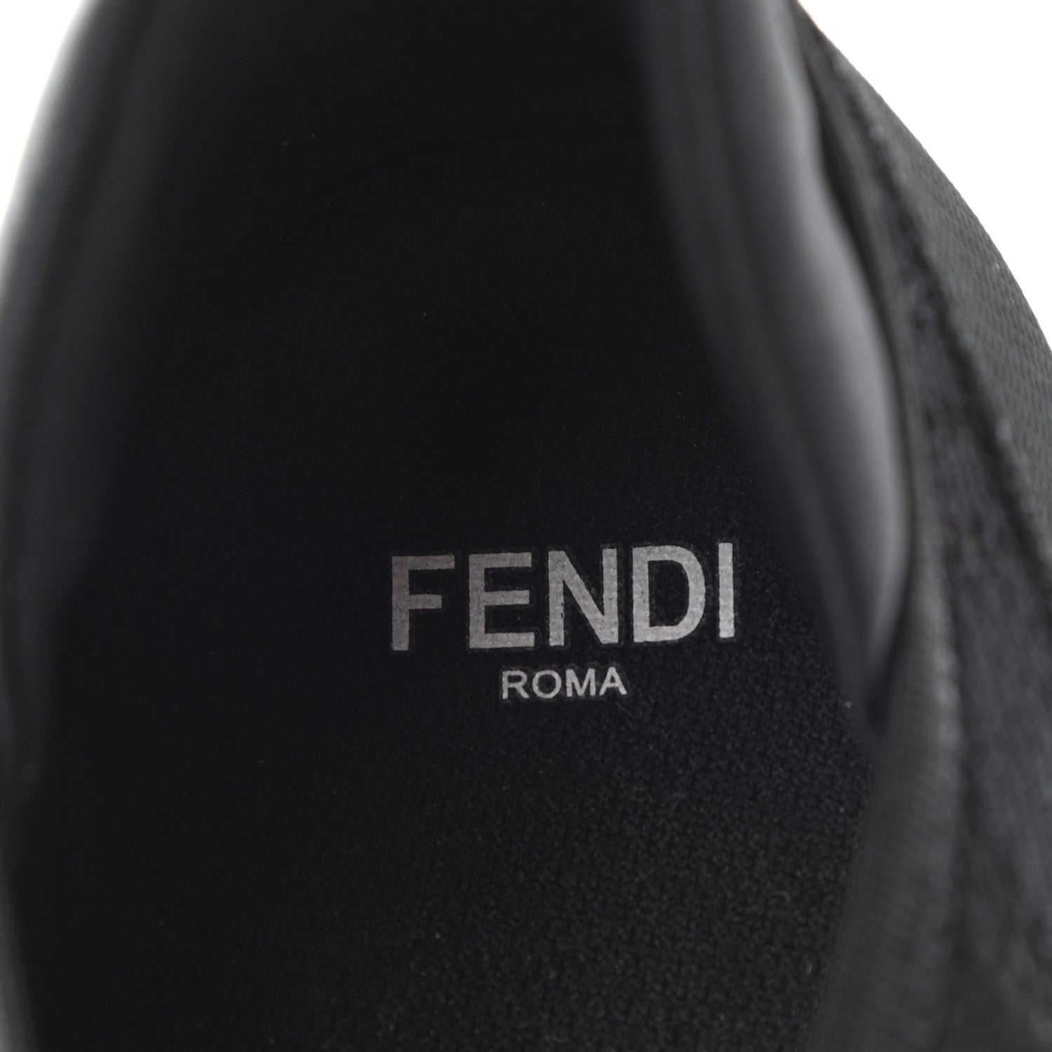 Fendi X SARAH COLEMAN Mesh FF Vertigo Runner Slip On Sneakers 37 Black 7 of 8