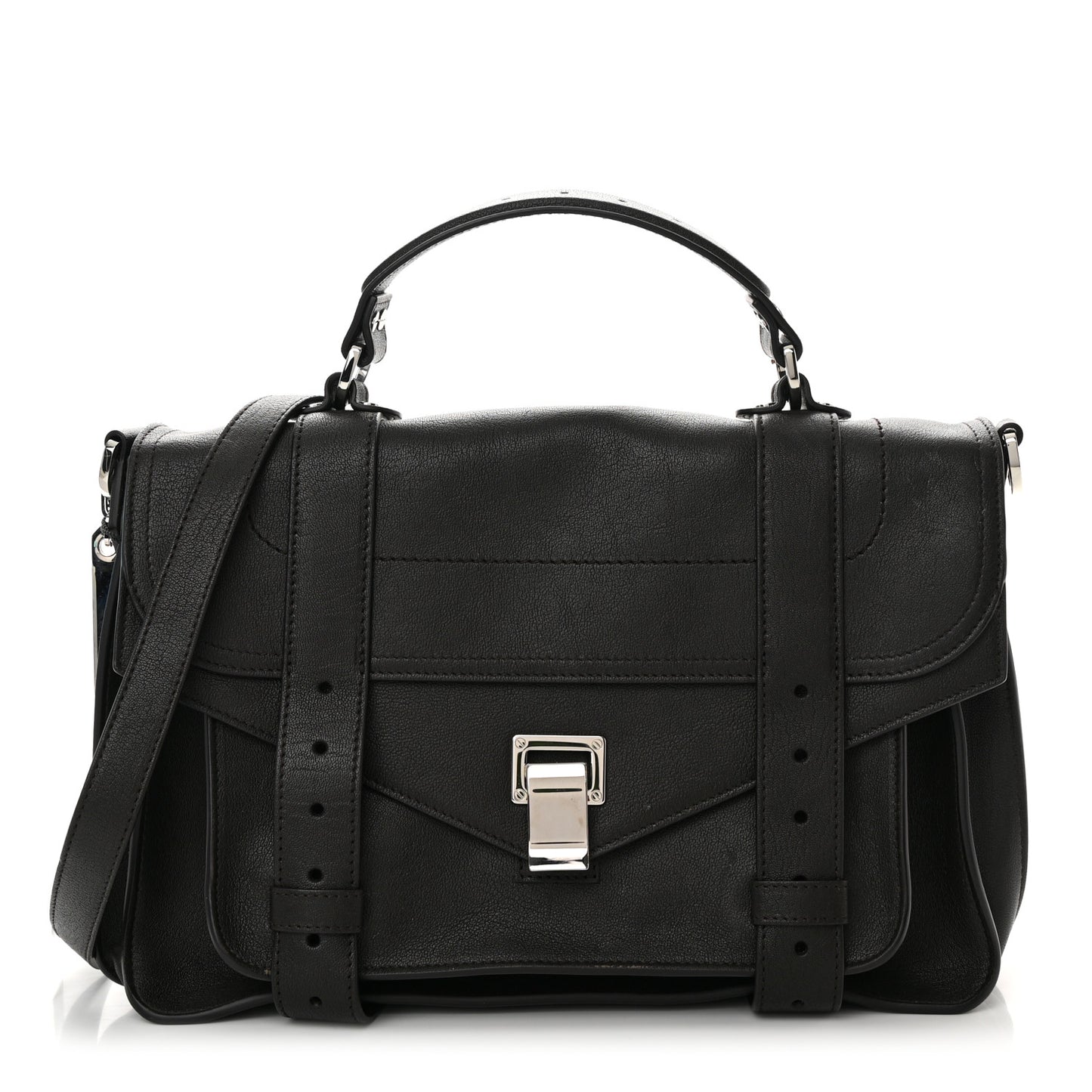 Lambskin Medium PS1 Satchel Dark Espresso