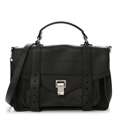 Proenza Schouler Lambskin Medium PS1 Satchel Dark Espresso 1 of 16