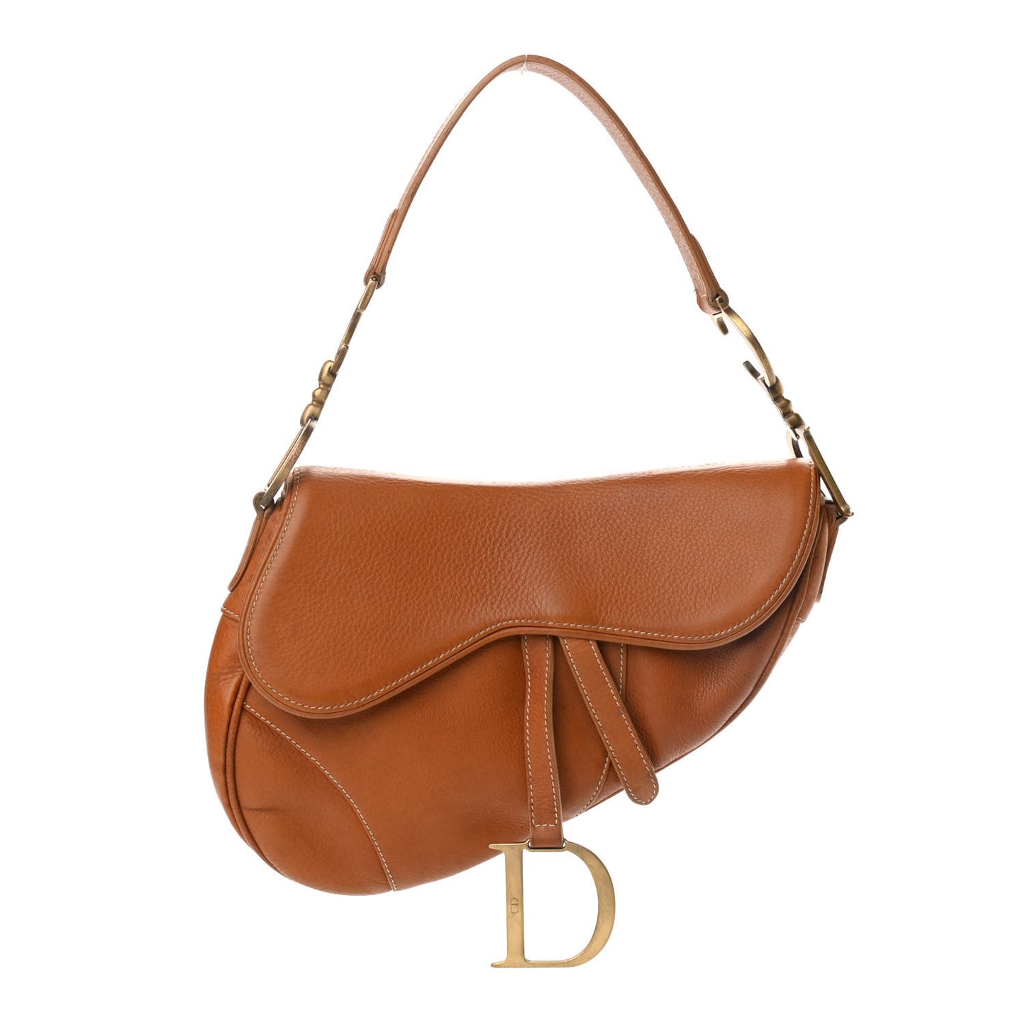 Calfskin Saddle Bag Tan