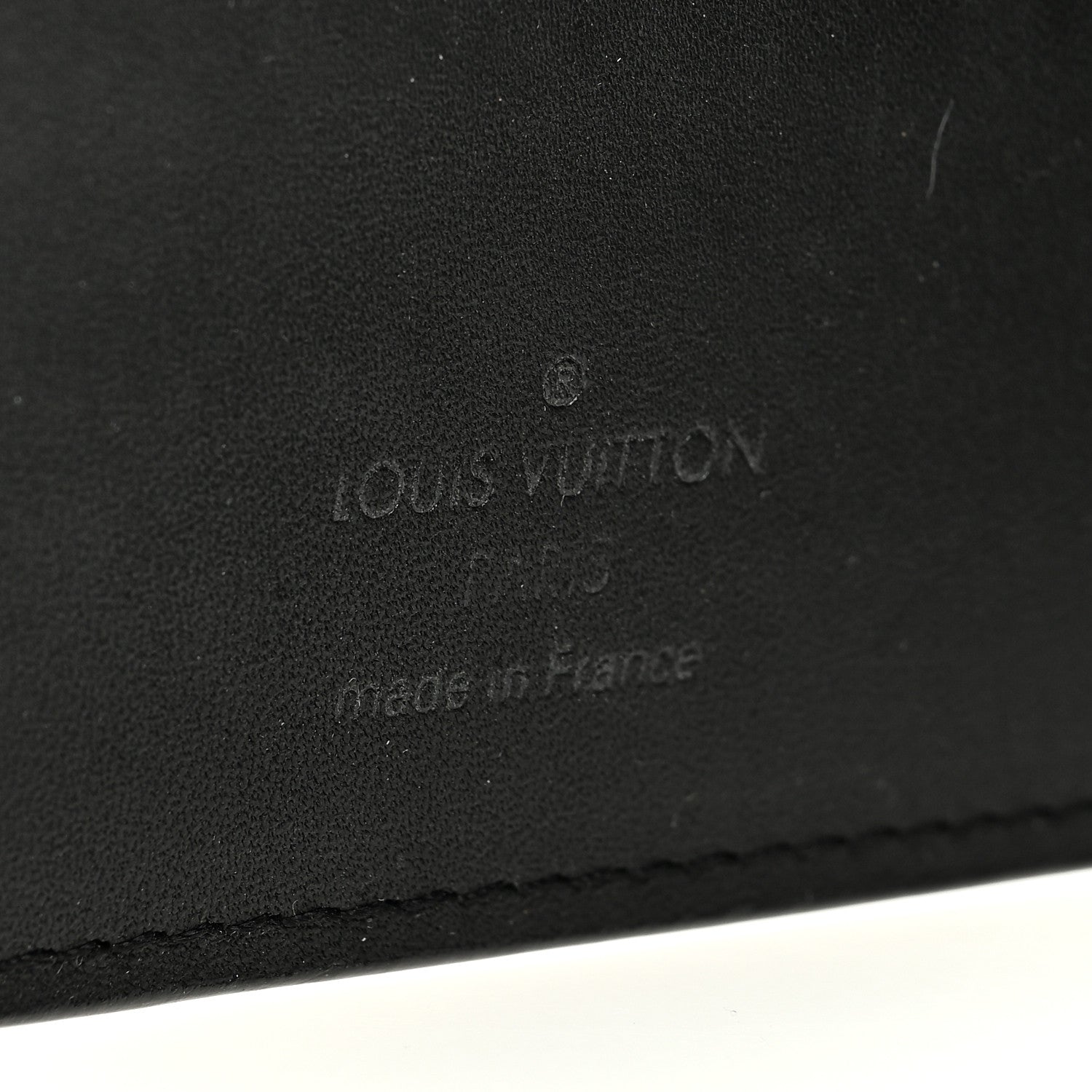 Louis Vuitton Calfskin Monogram Shadow Multiple Wallet Black 6 of 7