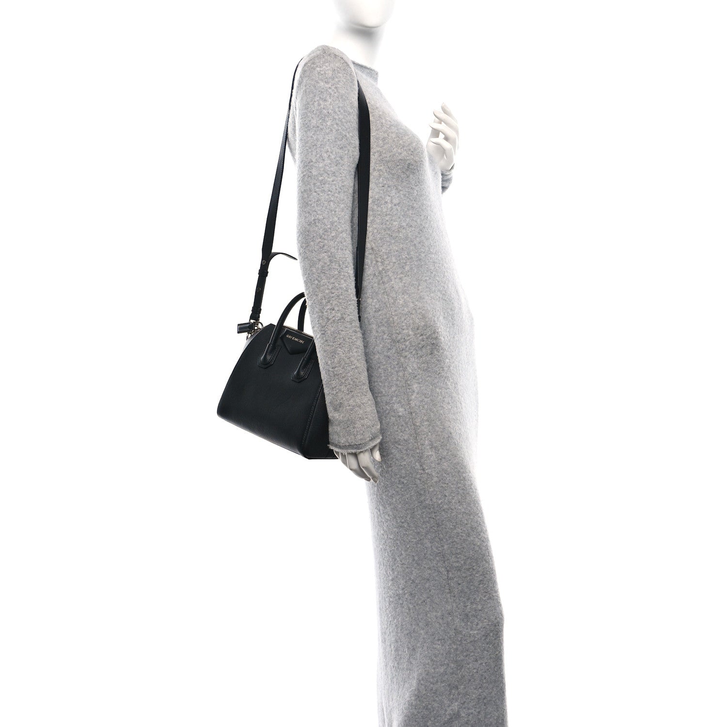 Givenchy Sugar Goatskin Mini Antigona Black 2 of 10