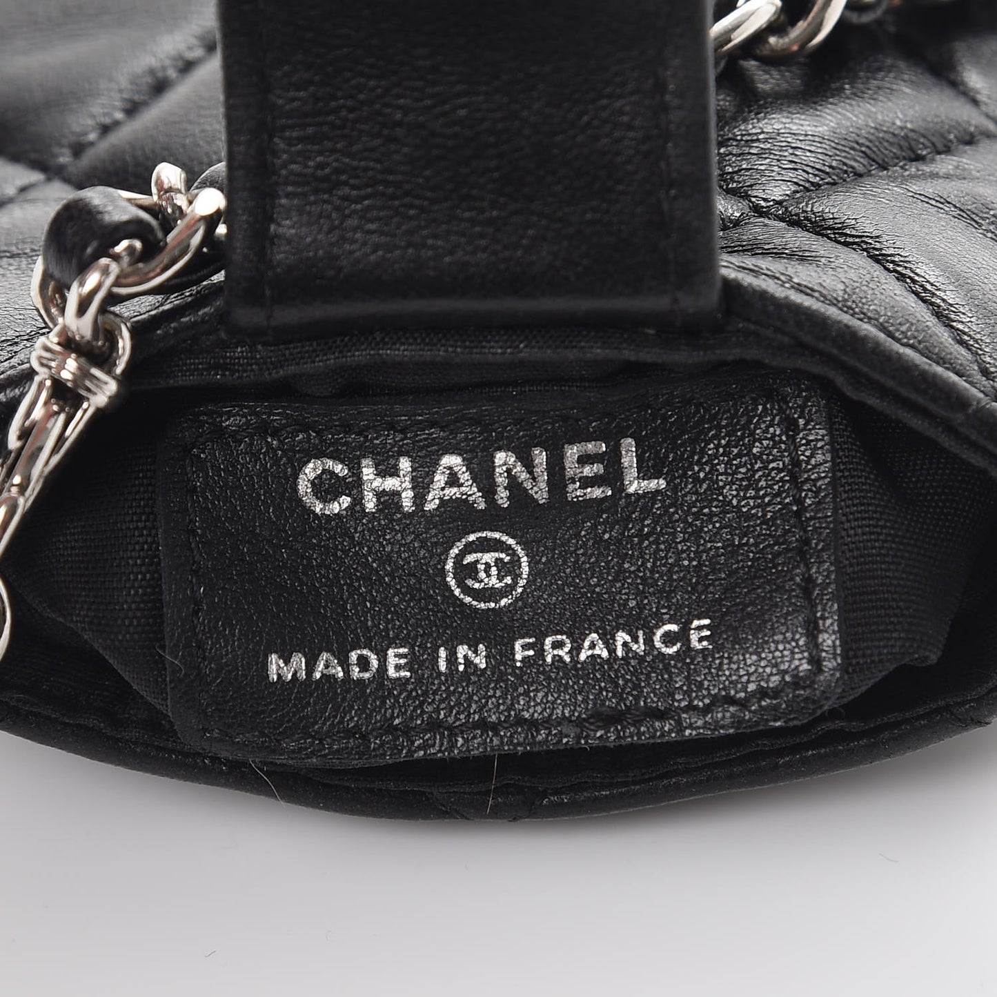 Lambskin Quilted Phone Case Black