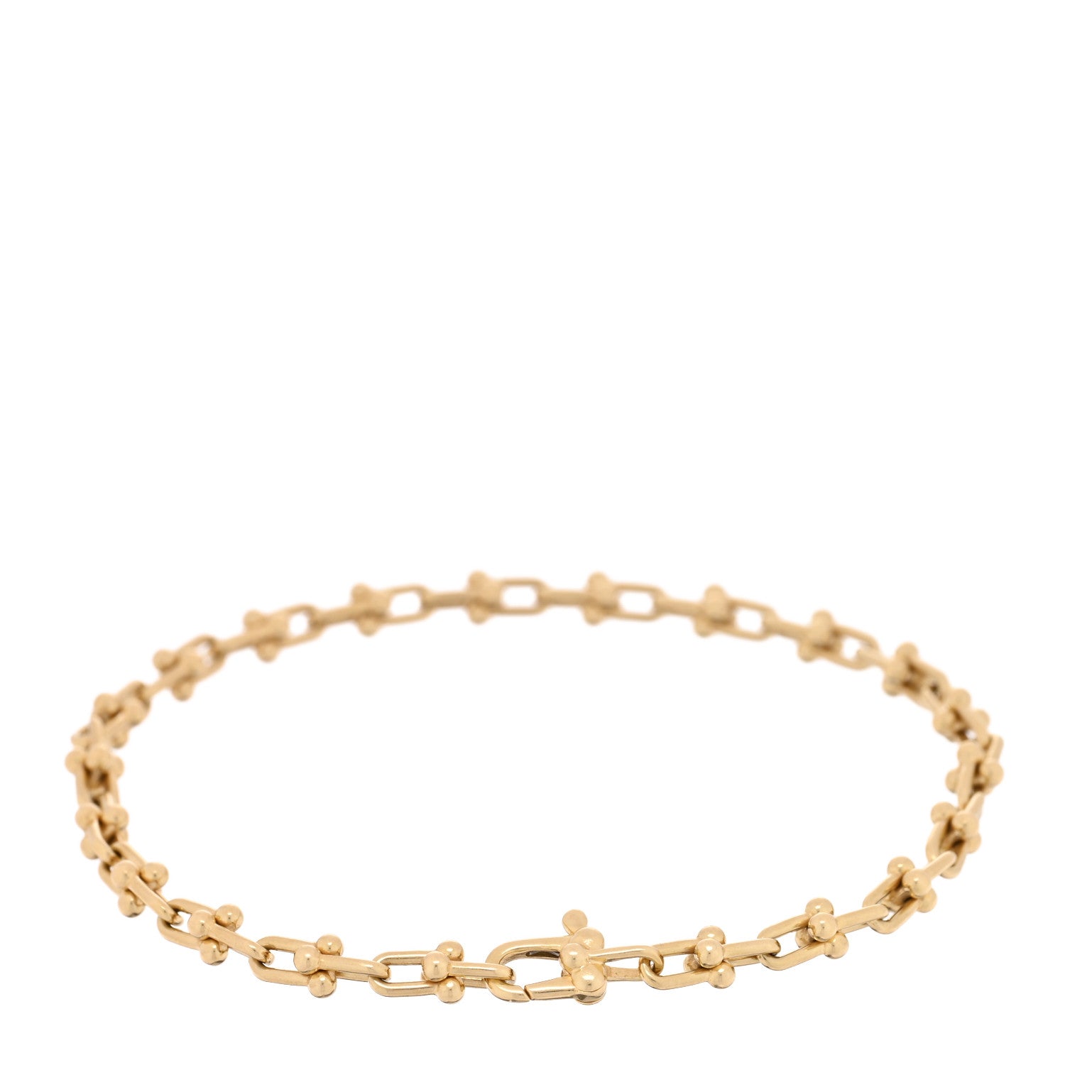 Tiffany 18K Yellow Gold Micro HardWear Link Bracelet 2 of 4