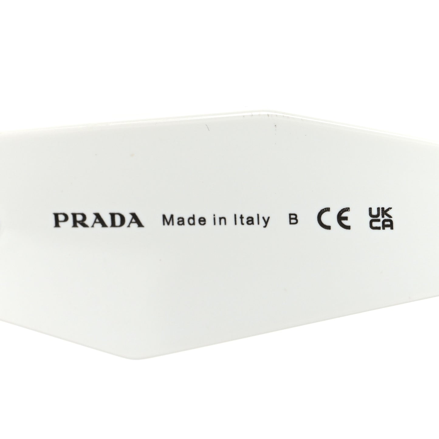 Acetate Symbole Sunglasses SPR 17W White