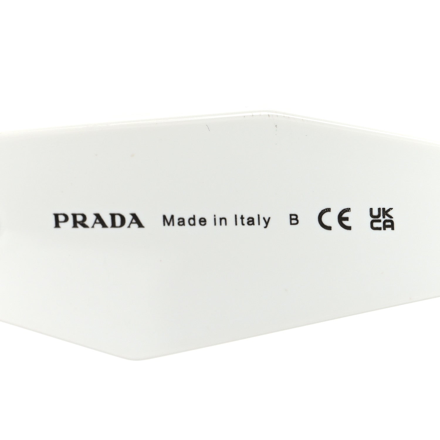 Prada Acetate Symbole Sunglasses SPR 17W White 5 of 6